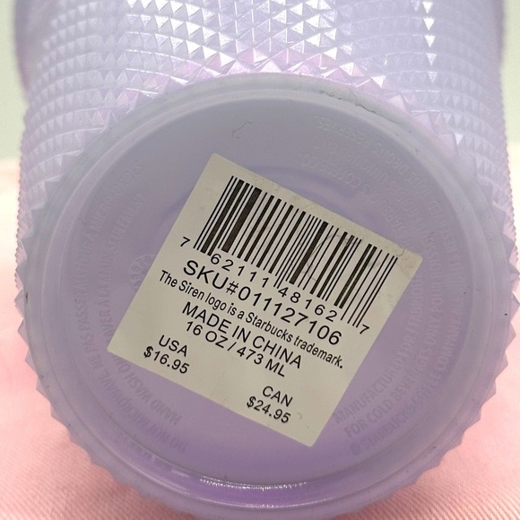 Starbucks Studded Icy Lilac Tumbler 16oz, New - Picture 5 of 5